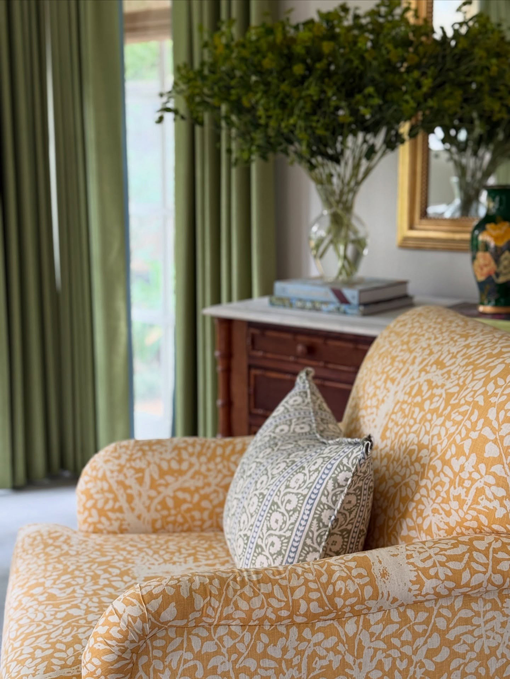 China Seas Arbre de Matisse Reverse chair Lily Malone Interiors photography Rachel Manning