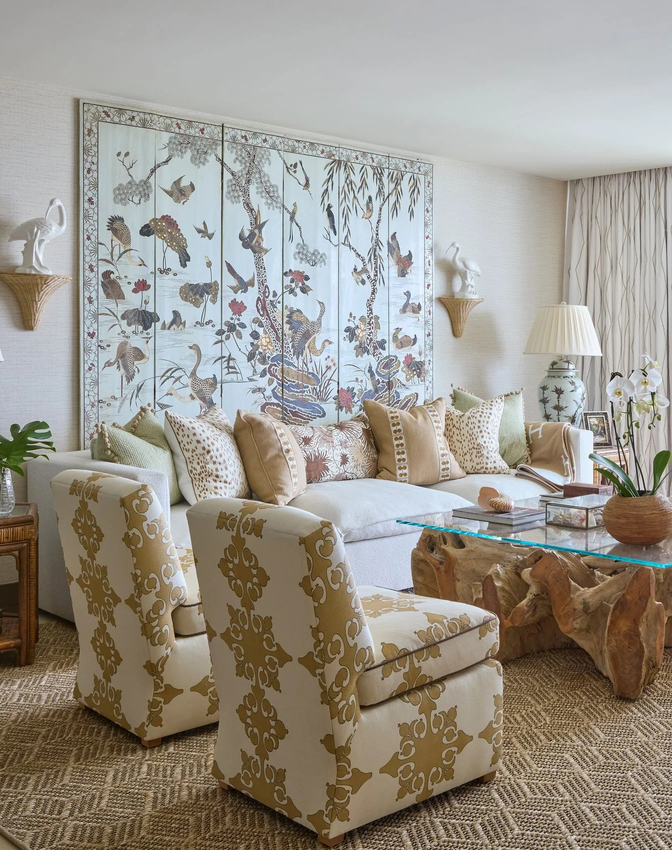 Home Couture Argentine Chairs Rinfret Ltd Interior Design Carmel Brantley Photography