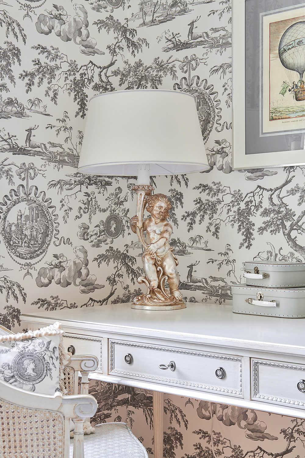 Charles Burger Chasse de Dianne Toile bedroom 3 2KBureau Design Ukraine