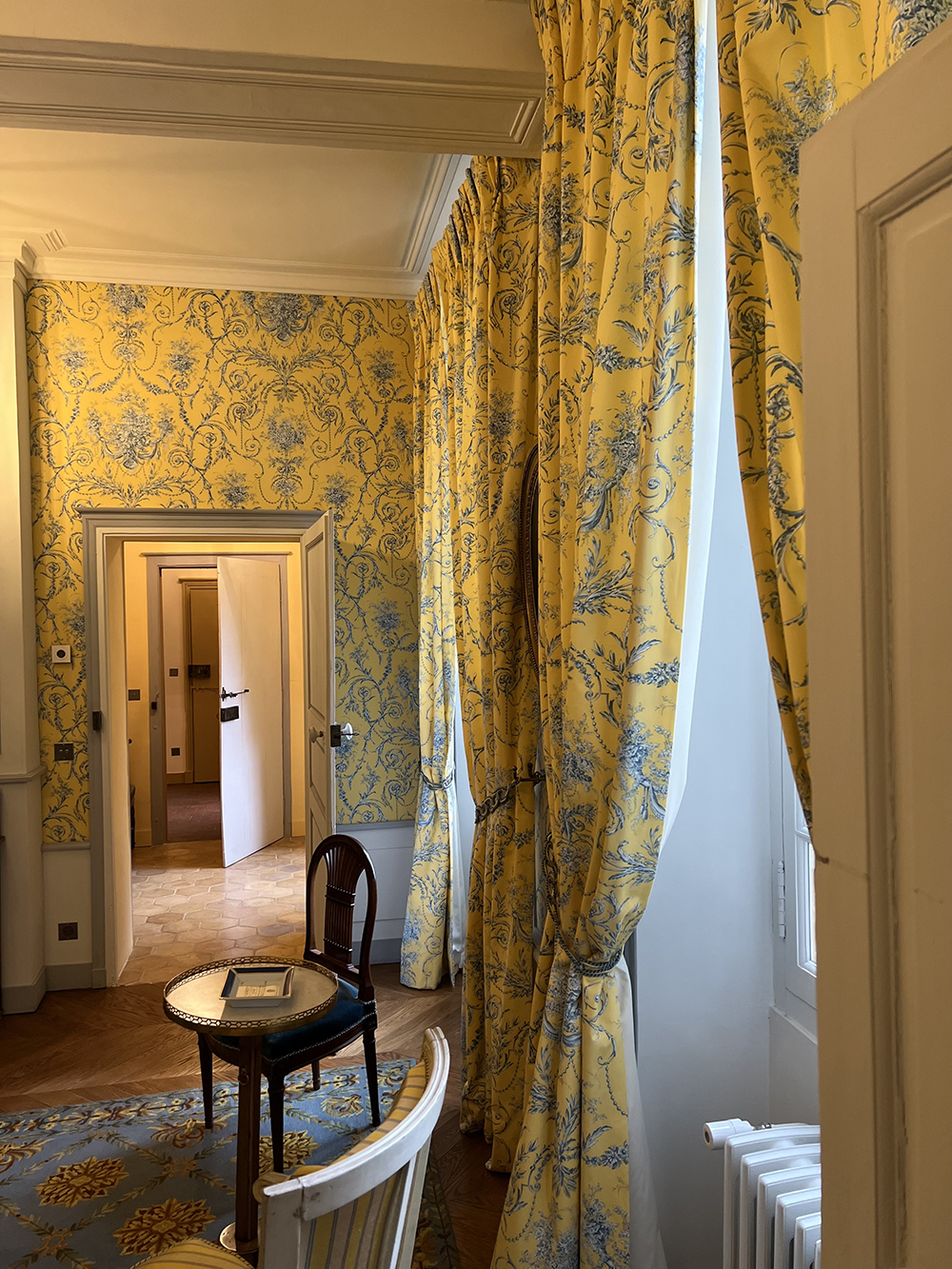 Charles Burger Diva Poplin curtains and wallcovering Charles Burger Instagram private home
