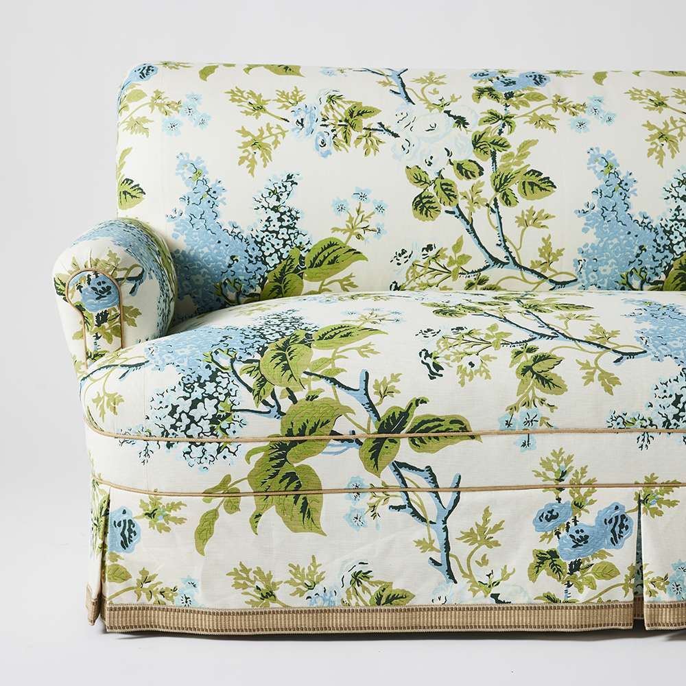 Quadrille Louisa Floral sofa photography Dylan Chandler