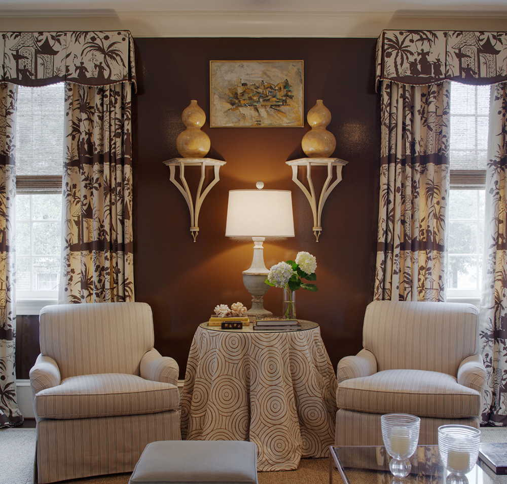 China Seas Lyford Pagoda Curtains Drapery Close Rena Barclay Interiors