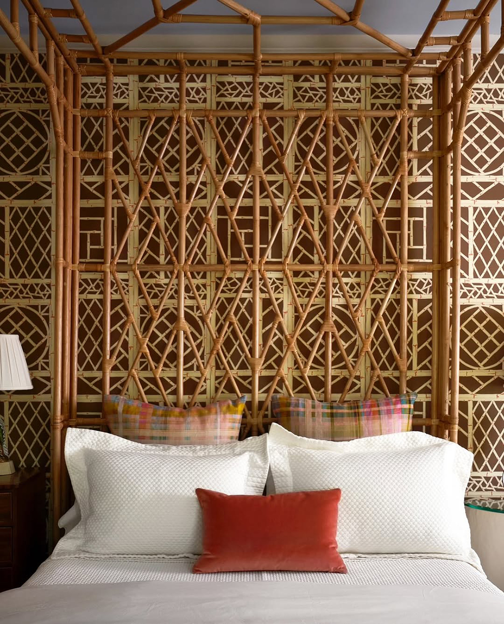Lyford Trellis wallpaper Christopher Alexander Instagram