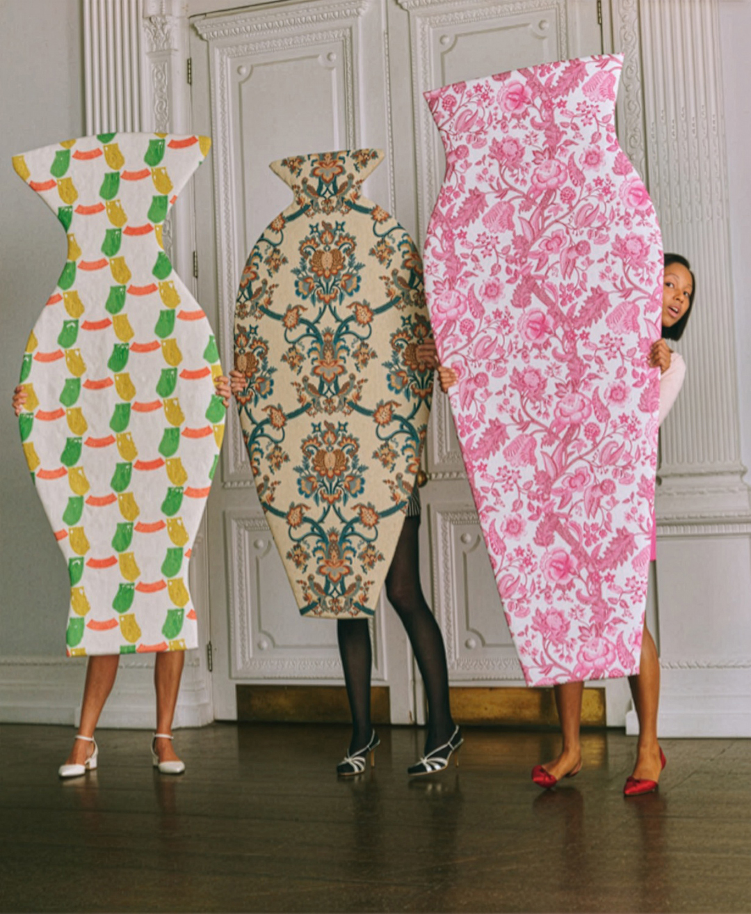 Quadrille Ophelia swatch World of Interiors October 2025