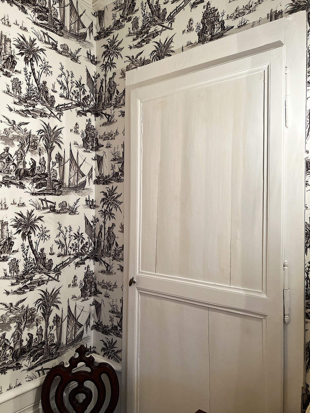 Charles Burger Toile Lafayette wallcovering Charles Burger Instagram