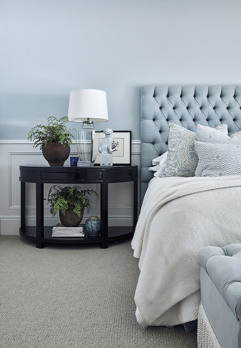 Quadrille Veneto Carlo II Pillows Lynda Kerry Interior Design Maree Homer Photography